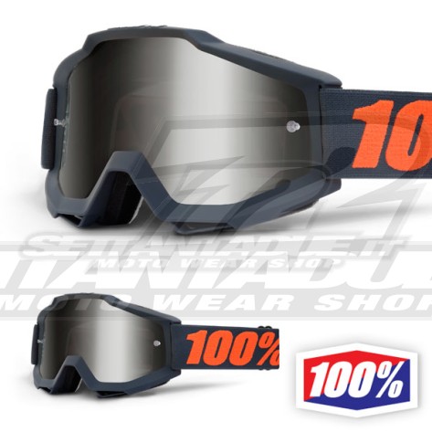 100% Maschera THE ACCURI SAND Gunmetal - Lente Fumé Scuro