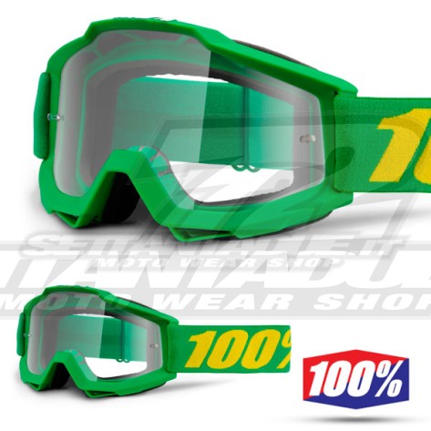 100% Maschera THE ACCURI Forrest - Lente Trasparente