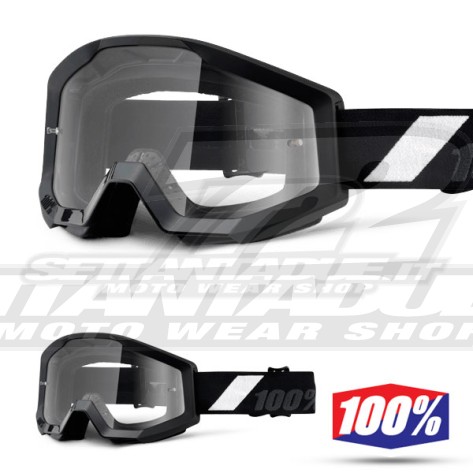 100% Maschera THE STRATA Goliath - Lente Trasparente