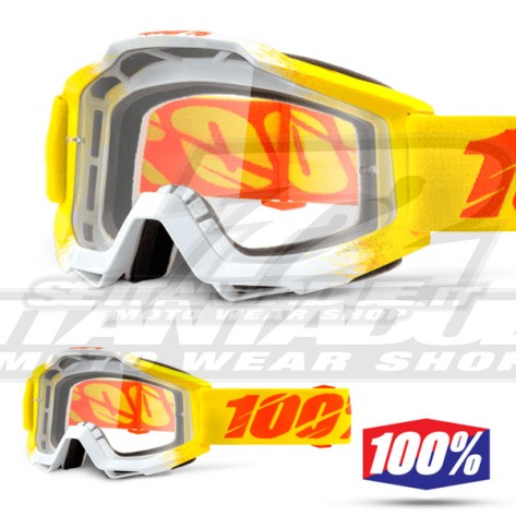 100% Maschera THE ACCURI Zest - Lente Trasparente