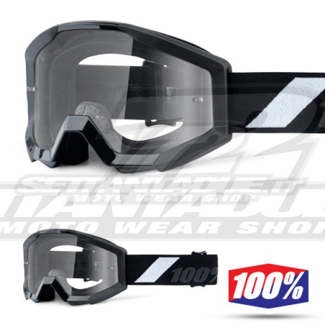 100% Maschera THE STRATA JUNIOR Goliath - Lente Trasparente