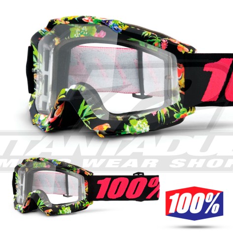 100% Maschera THE ACCURI Zest - Lente Trasparente