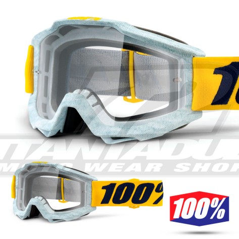 100% Maschera THE ACCURI Zest - Lente Trasparente
