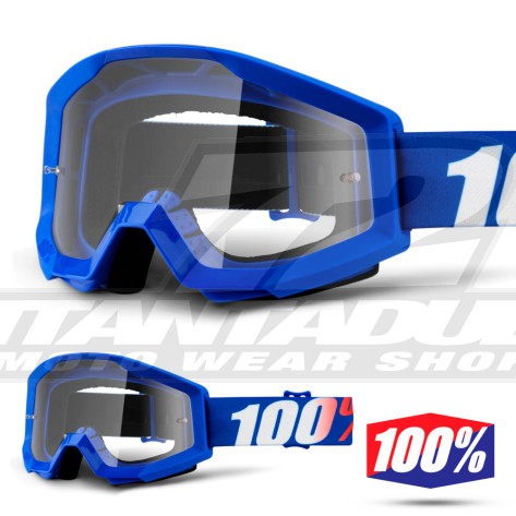 100% Maschera THE STRATA Nation - Lente Trasparente