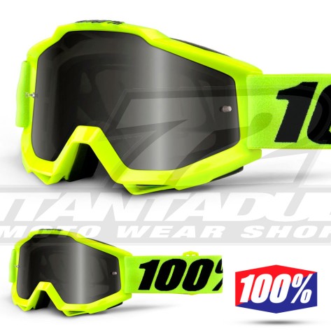100% Maschera THE ACCURI SAND Reflex Blue - Lente Fumé Scuro