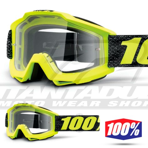 100% Maschera THE ACCURI Zest - Lente Trasparente
