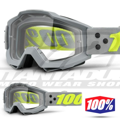 100% Maschera THE ACCURI Zest - Lente Trasparente
