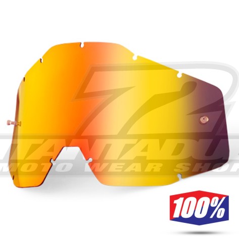 100% Lente Maschere - Rosso Specchio