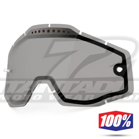 100% Lente Maschere - Doppia Ventilata Fumé