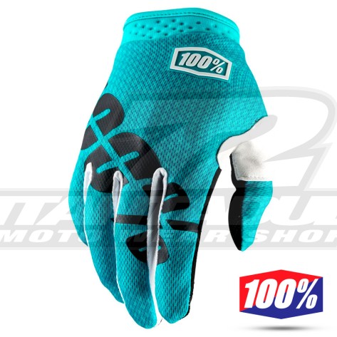 100% Guanti iTRACK Teal