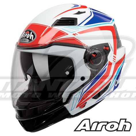 Casco Apribile Airoh EXECUTIVE Line - Blu Lucido