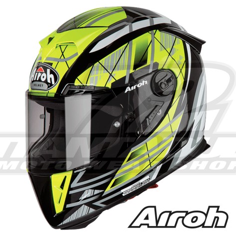 Casco Integrale Airoh GP 500 Drift - Giallo Lucido