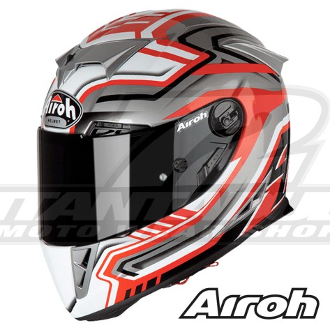 Casco Integrale Airoh GP 500 Rival - Rosso Lucido