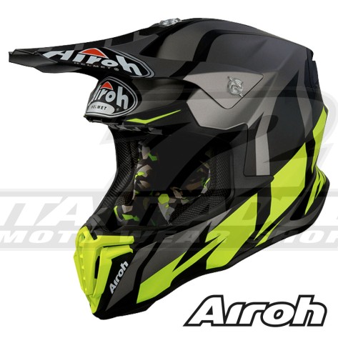 Casco Motocross Airoh TWIST Great - Antracite Opaco