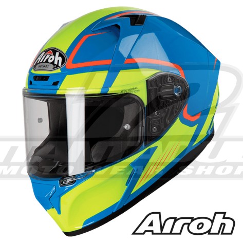 Casco Integrale Airoh VALOR Marshall - Azzurro Lucido