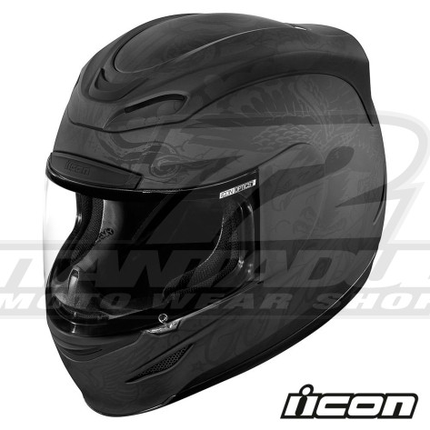 Casco Integrale Icon AIRMADA Scrawl - Nero