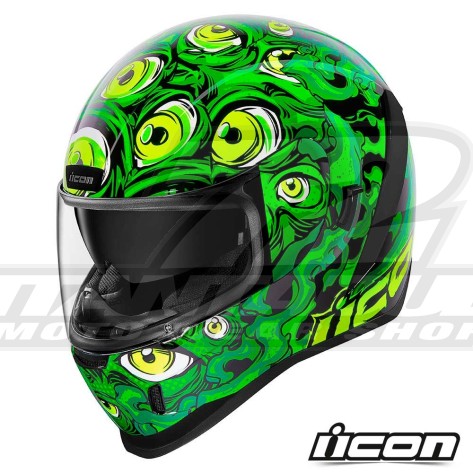Casco Integrale Icon AIRFORM Illuminatus - Verde