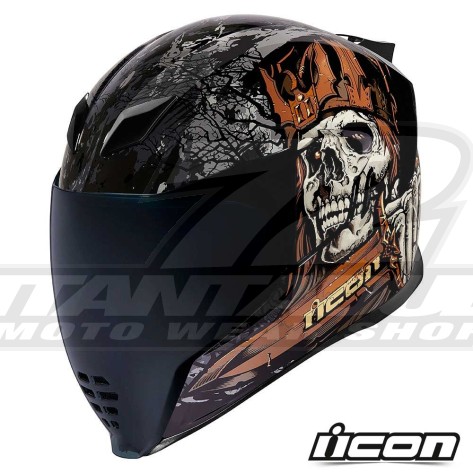 Casco Integrale Icon AIRFLITE Uncle Dave - Nero