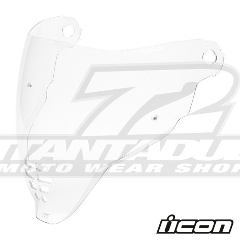 Visiera Icon FLITESHIELD Pinlock - Trasparente