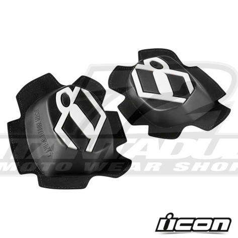 Slider Ginocchia Icon REPLACEMENT Kneepuck - Nero Bianco