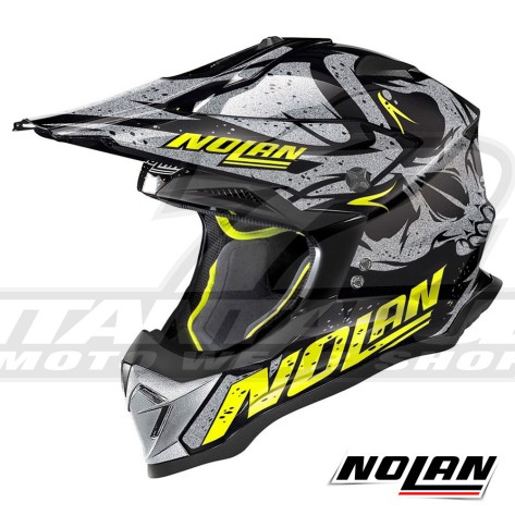 Casco Cross Nolan N53 Buccaneer 53 - Glossy Black