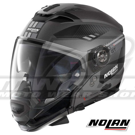 Casco Modulare Nolan N70-2 GT Bellavista 21 N-COM - Flat Lava Grey
