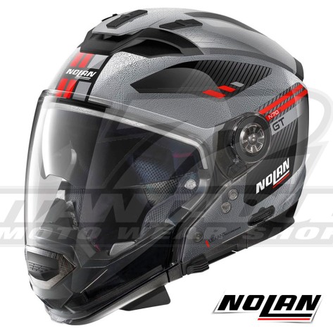 Casco Modulare Nolan N70-2 GT Bellavista 29 N-COM - Scratched Chrome