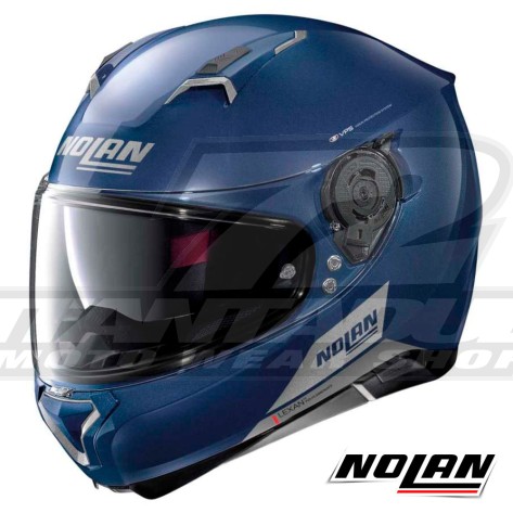 Casco Integrale Nolan N87 Emblema 74 N-COM - Imperator Blue