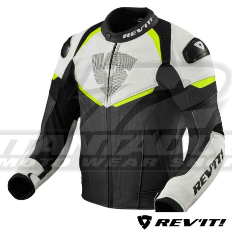 Giacca REV'IT! CONVEX - Nero Giallo Neon