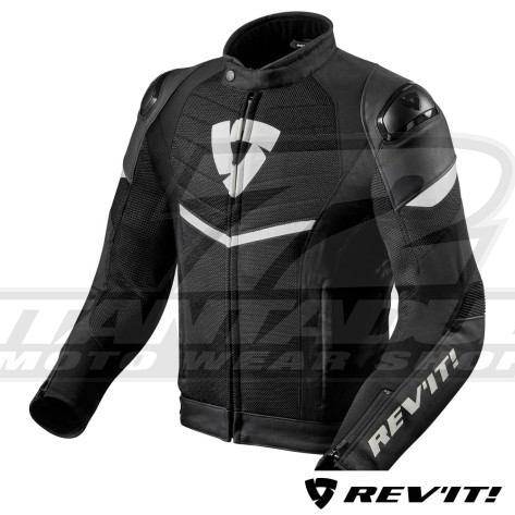 Giacca REV'IT! MANTIS - Nero Bianco