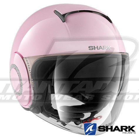 Casco Jet Shark NANO CRYSTAL Pink Powder - Rosa