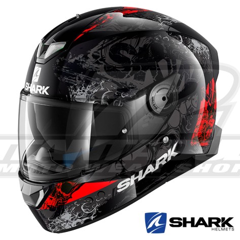 Casco Integrale Shark SKWAL 2 Nuk'Hem - Nero Antracite Rosso
