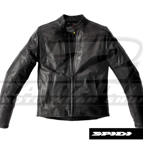 Giacca Pelle Spidi THUNDERBIRD - Nero