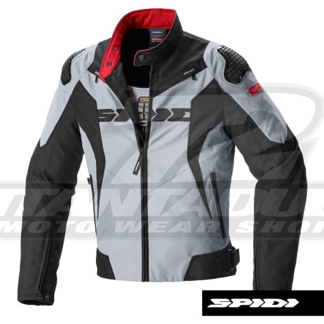 Giacca in Tessuto Spidi SPORT WARRIOR TEX - Nero Grigio