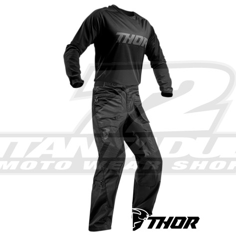 Completo Enduro Thor TERRAIN (Over The Boot) - Nero