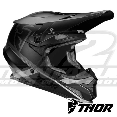Casco Motocross Thor SECTOR SPLIT - Carbone Nero