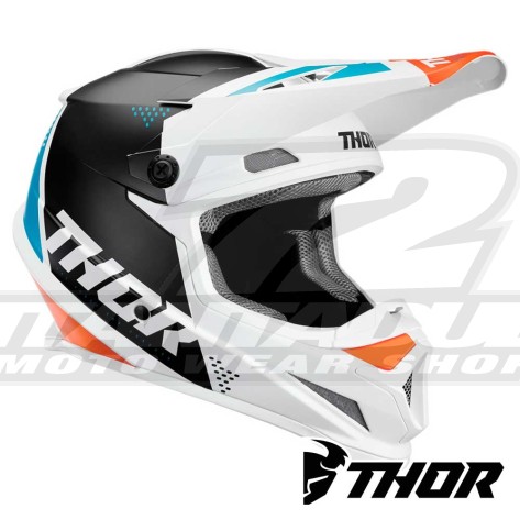 Casco Motocross Thor SECTOR BLADE - Bianco Acqua