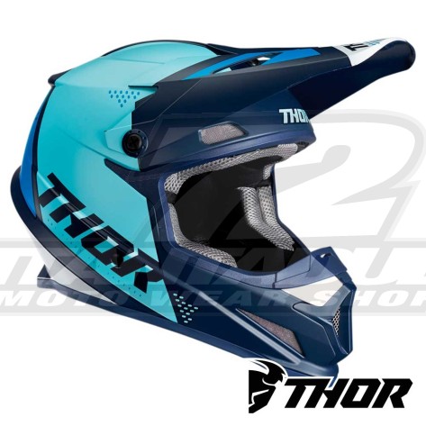 Casco Motocross Thor SECTOR BLADE - Blu Navy Blu