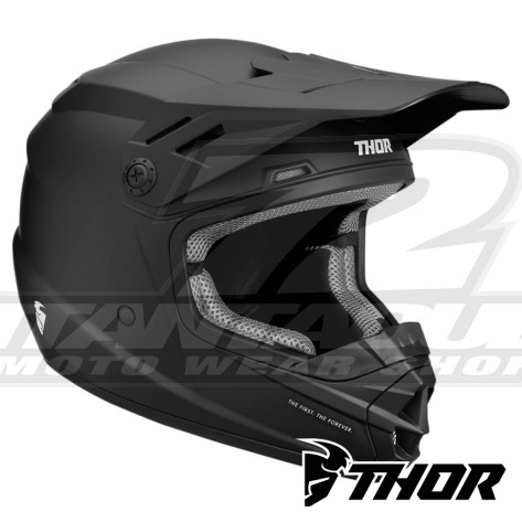 Casco Motocross Thor Youth SECTOR - Black