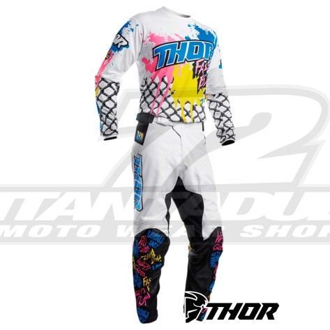 Completo Cross Thor PULSE FAST BOYZ - Bianco