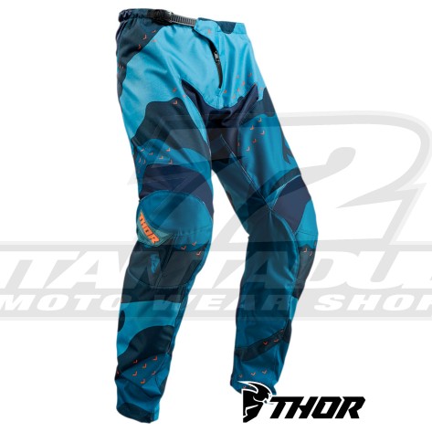 Pantaloni Cross Thor SECTOR CAMO - Blu