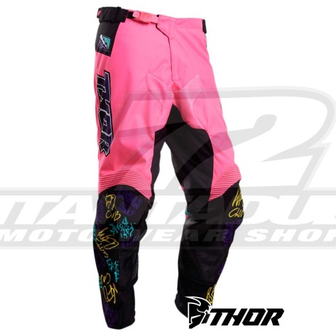 Pantaloni Cross Bambino Thor Youth PULSE FAST BOYZ - Rosa