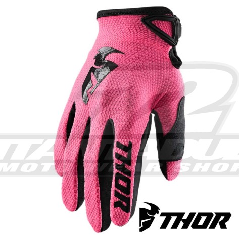 Guanti Cross Donna Thor Women's SECTOR - Rosa