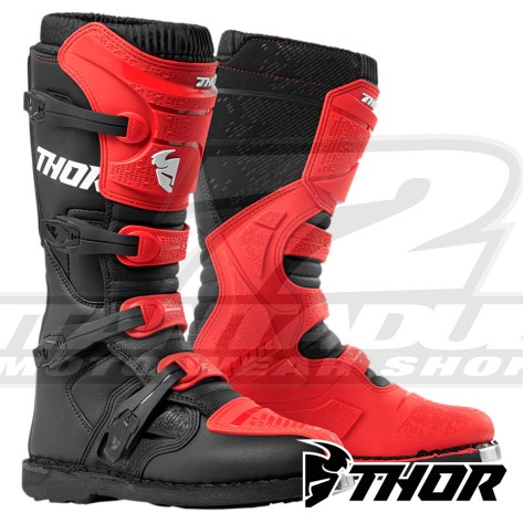 Stivali Cross Thor BLITZ XP - Rosso Nero