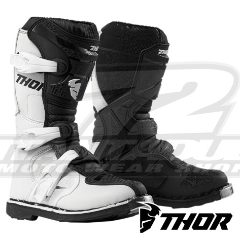Stivali Cross Bambino Thor Youth BLITZ XP - Bianco Nero