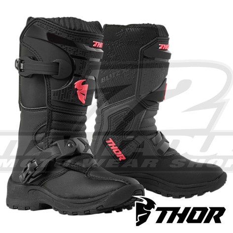 Stivali Cross Bambino Thor MINI BLITZ XP - Nero Rosa