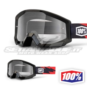 100% Maschera THE STRATA Slash - Lente Trasparente