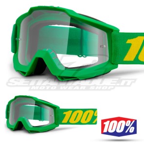 100% Maschera THE ACCURI Forrest - Lente Trasparente