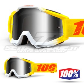 100% Maschera THE ACCURI Zest - Lente Argento Specchio
