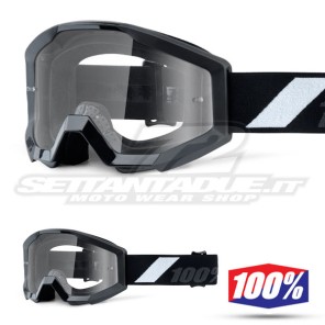 100% Maschera THE STRATA JUNIOR Goliath - Lente Trasparente